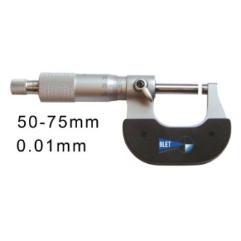 OUTSIDE MICROMETER FOR LEFT HAND WITH STANDARD MEASURING FACES BLET ref : MICXX-A0007C0G BLET MICXX-A0007C0G : securemail.fr