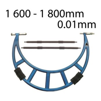 OUTSIDE MICROMETER WITH STANDARD MEASURING FACES BLET ref : MICXX-A0088C01 BLET MICXX-A0088C01 : securemail.fr