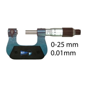 OUTSIDE MICROMETER WITH INTERCHANGEABLE INSERTS BLET ref : MICXX-AE001C00 BLET MICXX-AE001C00 : securemail.fr