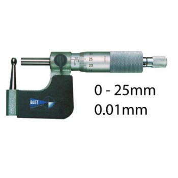 OUTSIDE MICROMETER WITH INTERCHANGEABLE INSERTS BLET ref : MICXX-AI023M00 BLET MICXX-AI023M00 : securemail.fr