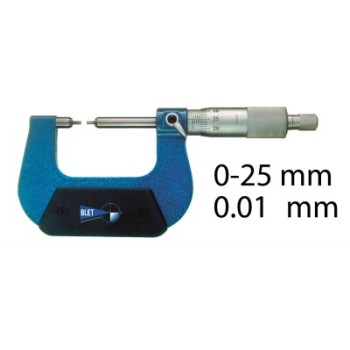 OUTSIDE MICROMETER WITH STEPPED MEASURING FACES BLET ref : MICXX-AC001C05 BLET MICXX-AC001C05 : securemail.fr