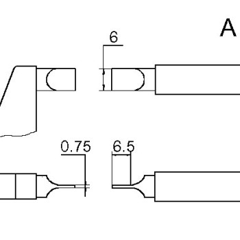 OUTSIDE MICROMETER WITH BLADE MEASURING FACES BLET ref : MICXX-A9007C05 BLET MICXX-A9007C05 : securemail.fr