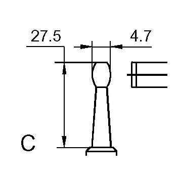 TUBE MICROMETER BLET ref : MICXX-A0001CT4 BLET MICXX-A0001CT4 : securemail.fr