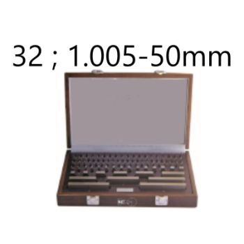 SET OF 32 GAUGE BLOCKS CLASS 0 STEEL 1.005-50MM BLET ref :JDCXX-0AD01050X BLET JDCXX-0AD01050X : securemail.fr