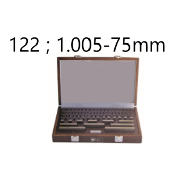 SET OF 122 GAUGE BLOCKS CLASS 0 STEEL 1.0005-75MM BLET ref :JDCXX-0AN01075X BLET JDCXX-0AN01075X : securemail.fr