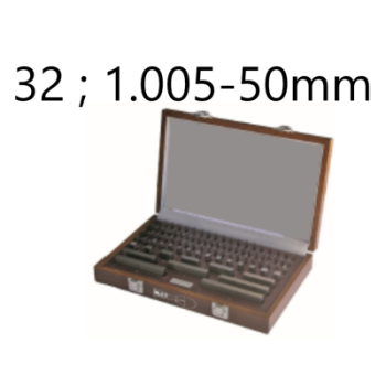 SET OF 32 GAUGE BLOCKS CLASS 0 CARBIDE 1.005-50MM BLET ref :JDCXX-0CD01050X BLET JDCXX-0CD01050X : securemail.fr