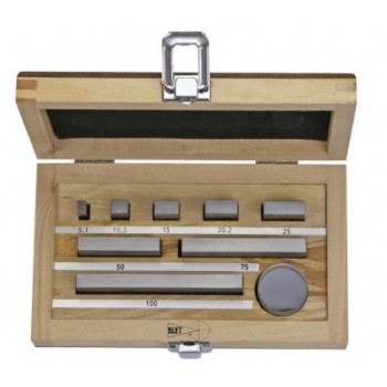 STEEL SET OF 15 GAUGE BLOCKS 1 PLANE FACE GLASS FOR MICROMETER REF : JDCXX-1A01100M BLET JDCXX-1A01100M : securemail.fr
