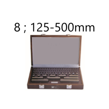 SET OF 8 GAUGE BLOCKS CLASS 1 STEEL 125-500MM BLET ref :JDCXX-1A81C500X BLET JDCXX-1A81C500X : securemail.fr