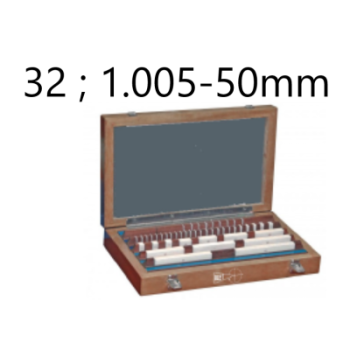 SET OF 32 GAUGE BLOCKS CLASS 1 CERAMICIC 1.005-50MM BLET ref :JDCXX-1ED01050X BLET JDCXX-1ED01050X : securemail.fr