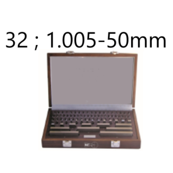 SET OF 32 GAUGE BLOCKS CLASS 2 STEEL 1.005-50MM BLET ref :JDCXX-2AD01050X BLET JDCXX-2AD01050X : securemail.fr