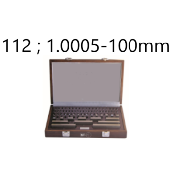 SET OF 112 GAUGE BLOCKS CLASS 2 STEEL 1.0005-100MM BLET ref :JDCXX-2AM01100X BLET JDCXX-2AM01100X : securemail.fr