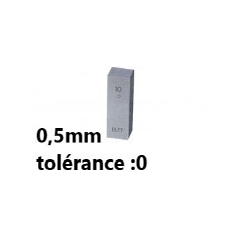 GAUGE BLOCK IN STEEL BLET ref:CALXX-0A0000P5 BLET CALXX-0A0000P5 : securemail.fr