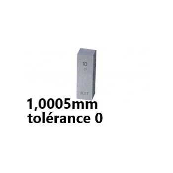GAUGE BLOCK IN STEEL BLET ref:CALXX-0A1P0005 BLET CALXX-0A1P0005 : securemail.fr