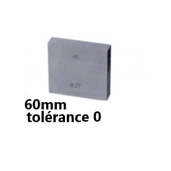 GAUGE BLOCK IN STEEL BLET ref:CALXX-0A000060 BLET CALXX-0A000060 : securemail.fr