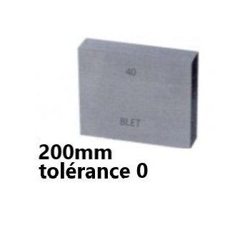 GAUGE BLOCK IN STEEL BLET ref:CALXX-0A000200 BLET CALXX-0A000200 : securemail.fr