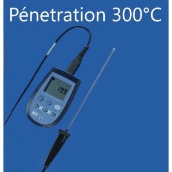 THERMOMETRE BLET WITH PENETRATION PROBE -50 to 300 ° C ref: