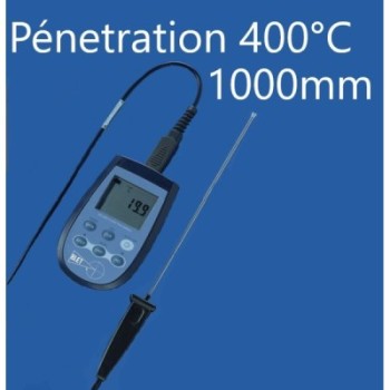 THERMOMETRE BLET WITH PENETRATION PROBE -50 to 400 ° C 1000mm ref: