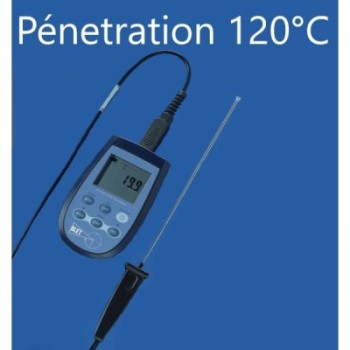 THERMOMETRE BLET WITH PENETRATION PROBE -20 to 120 ° C ref: