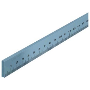 GRADUATED RULER BLET REINFORCED STEEL LENGTH 500 MM SECTION 25 x 5 MM