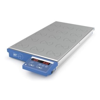 AGITATEUR MAGNETIQUE DIGITAL MULTIPOSTES BLET ALLIAGE ALUMINIUM 0,4 L 0-1000 RPM PLATEAU 270X495 MM CHAUFFAGE 120°CRef : AGI85-M