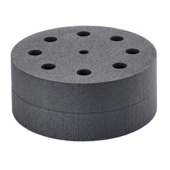 PLATE FOR 8 TEST TUBES Ø16MM FOR ORBITAL SHAKER BLETRef : ACC85-ASOPL16 BLET ACC85-ASOPL16 : securemail.fr