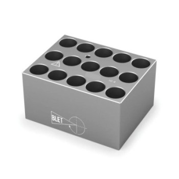 BLOCK FOR DRY BLOCK HEATER FOR 15 VIALS 16 MM BLETRef : ACC85-BBFC1516 BLET ACC85-BBFC1516 : securemail.fr