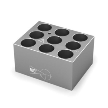 BLOC POUR BAIN A SEC POUR 9 FIOLES 21 MM BLETRef : ACC85-BBFC0921 BLET ACC85-BBFC0921 : Instruments de Mesure et Contrôle - Dire