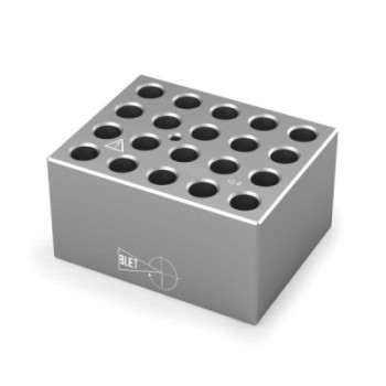 BLOCK FOR DRY BLOCK HEATER FOR 20 MICROTUBES CORNING 2,0 ML BLETRef : ACC85-BBMC2002 BLET ACC85-BBMC2002 : securemail.fr