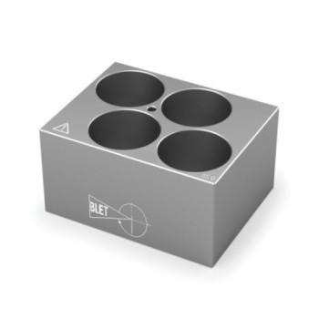 BLOC POUR BAIN A SEC POUR 4 TUBES A FOND ROND 35 MM BLETRef : ACC85-BBTR0435 BLET ACC85-BBTR0435 : Instruments de Mesure et Cont