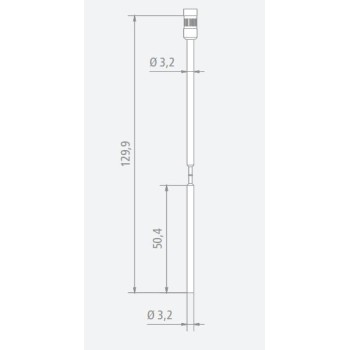 TIGE STANDARD Ø3,2 MM LONGUEUR 50,4 MM POUR VISCOSIMETRE BLETRef : ACC85-VTS0325 BLET ACC85-VTS0325 : Instruments de Mesure et C