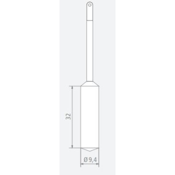 TIGE Ø9,4 MM POUR VOLUME 11 ML POUR VISCOSIMETRE BLETRef : ACC85-VTV0110 BLET ACC85-VTV0110 : Instruments de Mesure et Contrôle 