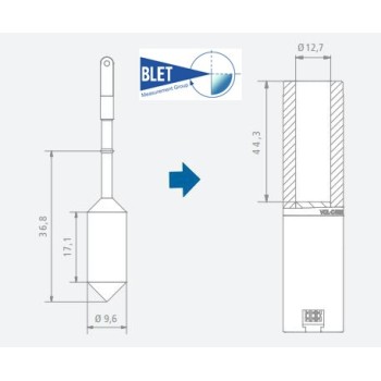 CHAMBER FOR SPINDLE FOR VOLUME 3,8 ML FOR VISCOSIMETER BLETRef : ACC85-VC380000 BLET ACC85-VC380000 : securemail.fr