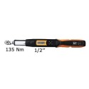 DIGITAL TORQUE WRENCH WITH COMMUNICATION 135 Nm READING 0,1 Nm SIZE 1/2" BLET