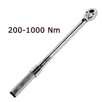 ANALOG TORQUE WRENCH LARGE MEASURING RANGE 200-1000 Nm BLET