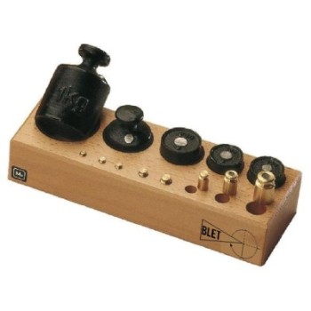 SET OF STANDARD WEIGHTS CLASS M3 RANGE 1 - 10000 G BLET