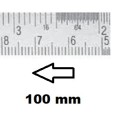 REGLET GRADUE HORIZONTAL CLASSE II ZÉRO À DROITE 100 MM SECTION 13x0,5 MMREF : RGH96-D2100B0I0 BLET RGH96-D2100B0I0 : Instrument