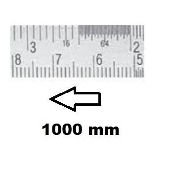 HORIZONTAL FLEXIBLE RULE CLASS II RIGHT TO LEFT 1000 MM SECTION 30x1 MMREF : RGH96-D21M0E1I0 BLET RGH96-D21M0E1I0 : securemail.f