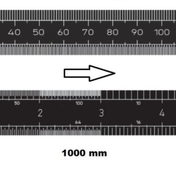 HORIZONTAL FLEXIBLE RULE CLASS II LEFT TO RIGHT 1000 MM SECTION 30x1 MMREF : RGH96-G21M0E1JN BLET RGH96-G21M0E1JN : securemail.f