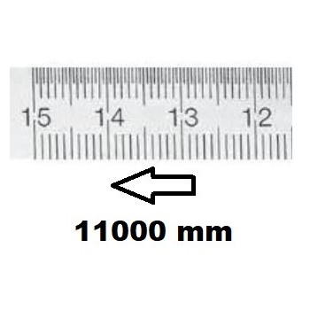HORIZONTAL FLEXIBLE RULE CLASS II RIGHT TO LEFT 11000 MM SECTION 30x1 MMREF : RGH96-D211ME150 BLET RGH96-D211ME150 : securemail.