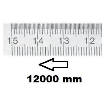 HORIZONTAL FLEXIBLE RULE CLASS II RIGHT TO LEFT 12000 MM SECTION 30x1 MMREF : RGH96-D212ME150 BLET RGH96-D212ME150 : securemail.