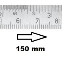 HORIZONTAL FLEXIBLE RULE CLASS II LEFT TO RIGHT 150 MM SECTION 18x0,5 MMREF : RGH96-G2150C0I0 BLET RGH96-G2150C0I0 : securemail.