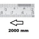 REGLET GRADUE HORIZONTAL CLASSE II ZÉRO À DROITE 2000 MM SECTION 40x2 MMREF : RGH96-D22M0F2I0 BLET RGH96-D22M0F2I0 : Instruments
