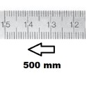 REGLET GRADUE HORIZONTAL CLASSE I ZÉRO À DROITE 500 MM SECTION 20x0,5 MMREF : RGH96-D1500D0M0 BLET RGH96-D1500D0M0 : Instruments