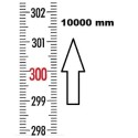 VERTICAL FLEXIBLE RULE AUTOCOLLANT ZERO AT THE BOTTOM LENGTH 10000 MMREF : RGVR1-00B100-A BLET RGVR1-00B100-A : securemail.fr