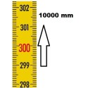 REGLET GRADUE VERTICAL AUTOCOLLANT ZÉRO EN BAS LONGUEUR 10000 MM REVETEMENT NYLONREF : RGVR1-00B10N-A BLET RGVR1-00B10N-A : Inst