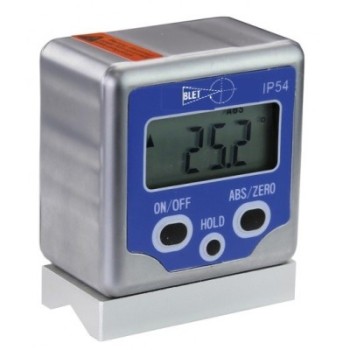 NIVEAU A BULLE ELECTRONIQUE BASE AIMANT PERMANENT ALUMINIUM LECT 0,1° 50 X 65 X 33 MMREF : NIVXX-DP505A10 BLET NIVXX-DP505A10 : 