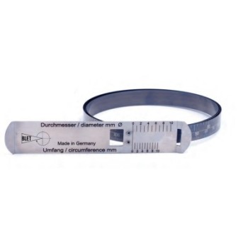 OUTSIDE CIRCUMFERENCE AND DIAMETER MEASURING TAPE BLET 20-1500 MM 0,1MM INOXREF:CIRXX-DI082-00 BLET CIRXX-DI082-00 : securemail.
