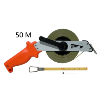 MEASURING TAPE LENGTH 50M STEEL EC-CLASS II