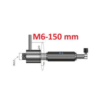 Porte comparateur M6, 150 mm avec rotation BLET