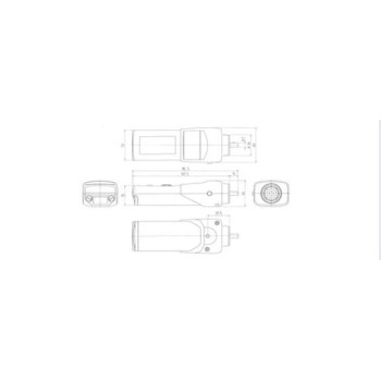 Tachymètre Portatif avec Contact 6" BLET SMT 500C/ ORIGINAL DT-105A TACS1-PC2M5-00